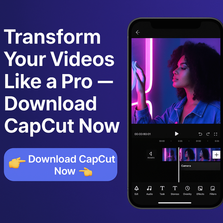 🎬 Transform Your Videos Like a Pro — Download CapCut Now!
