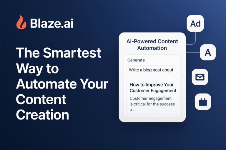 Blaze.ai: The Smartest Way to Automate Your Content Creation